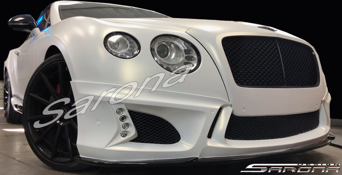 Custom Bentley GTC  Convertible Front Bumper (2011 - 2016) - $1090.00 (Part #BT-033-FB)